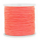 Cordón de macramé 0.8mm - Rosa coral